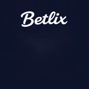 Betlix homepage logo in white cursive text on a dark blue background.